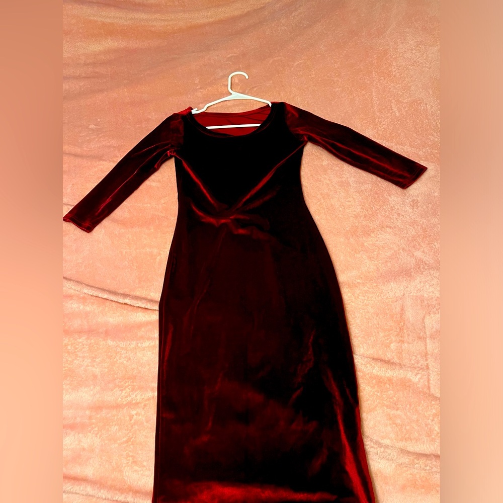 Red Dress - Long Sleeve - S - Women’s